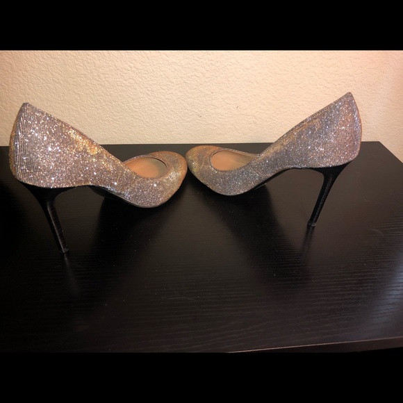 👇🏻$Reduced to lowest price. Banana Republic Violet Sparkle Glitter Stilettos - Picture 5 of 9